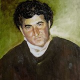 Portret Darka, 40x33 cm, olej, płótno