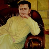 Portret Łukasza, 60x50, olej, płótno